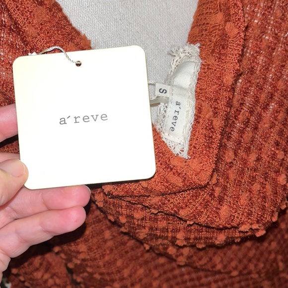 Red/orange popcorn sweater - Picture 5 of 5